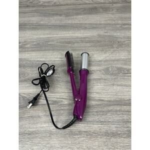 Instyler IS2.1-1001 Rotating Hot Iron Hair Straightener 1.25" Purple